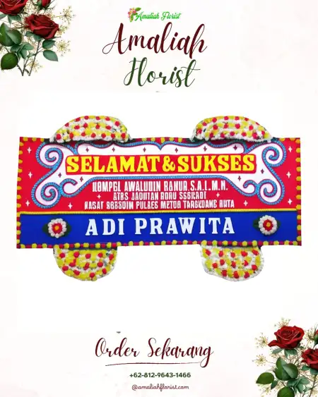 Papan Bunga Ucapan Selamat Sadamantra